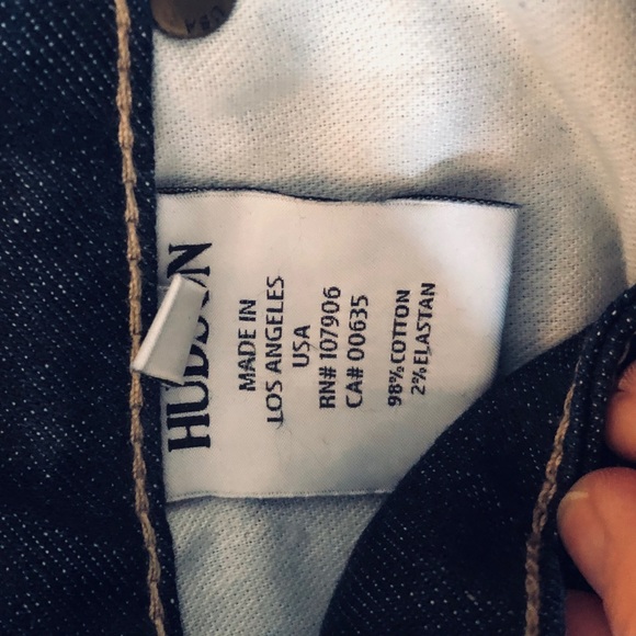 Hudson boot cut dark wash jeans size 27 - Picture 3 of 3